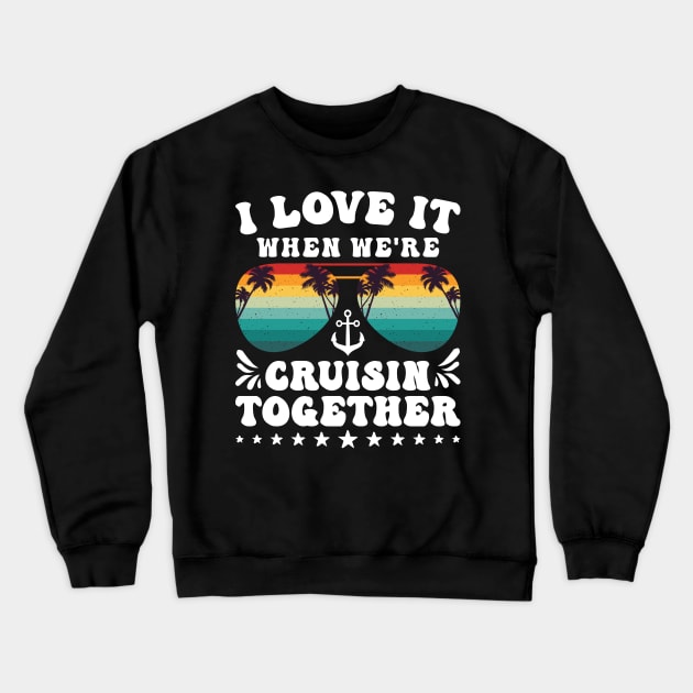 Cousin Cruise Trip Shirt Birthday Party Cruise Squad 2024 Crewneck Sweatshirt by Sowrav